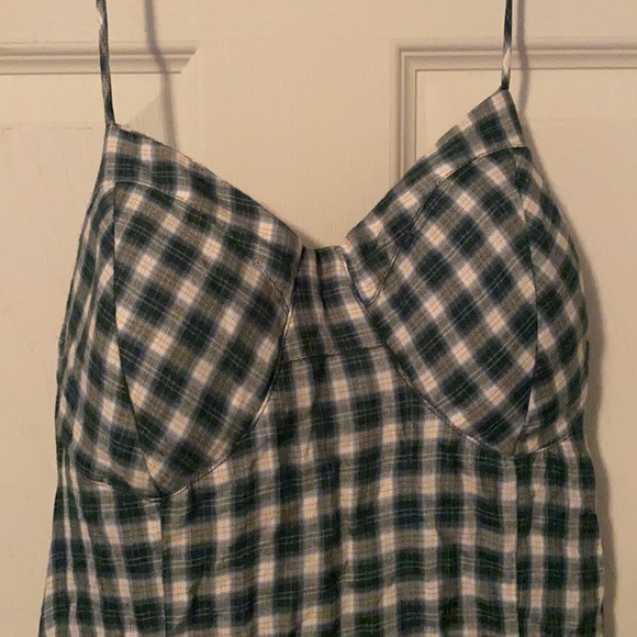 American Eagle  large summer dress short, lace tie around neck style - Picture 2 of 2